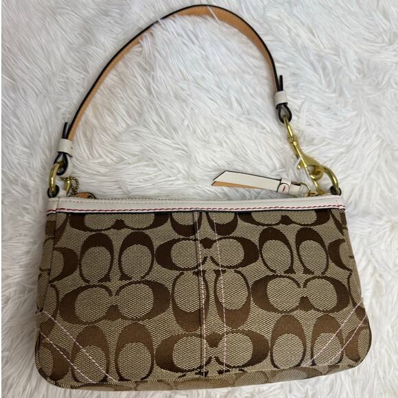 y2k COACH Vintage Poppy for Peace Demi Mini Shoulder Bag - Picture 2 of 13